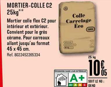 mortier colle c2 25kg
