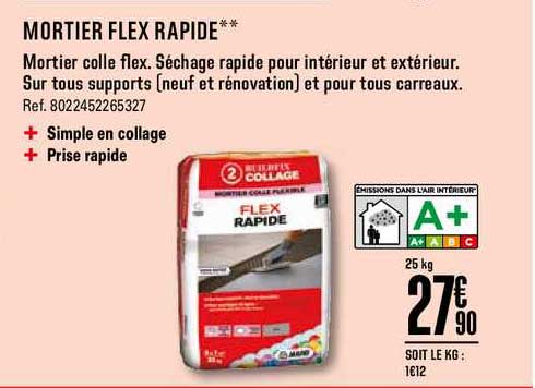 Mortier Flex Rapide