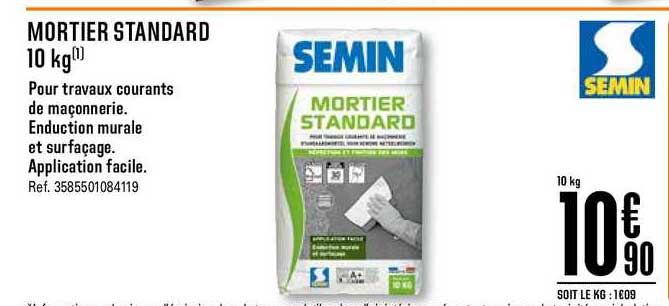 mortier standard semin