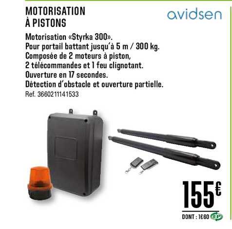 motorisation à pistons avidsem