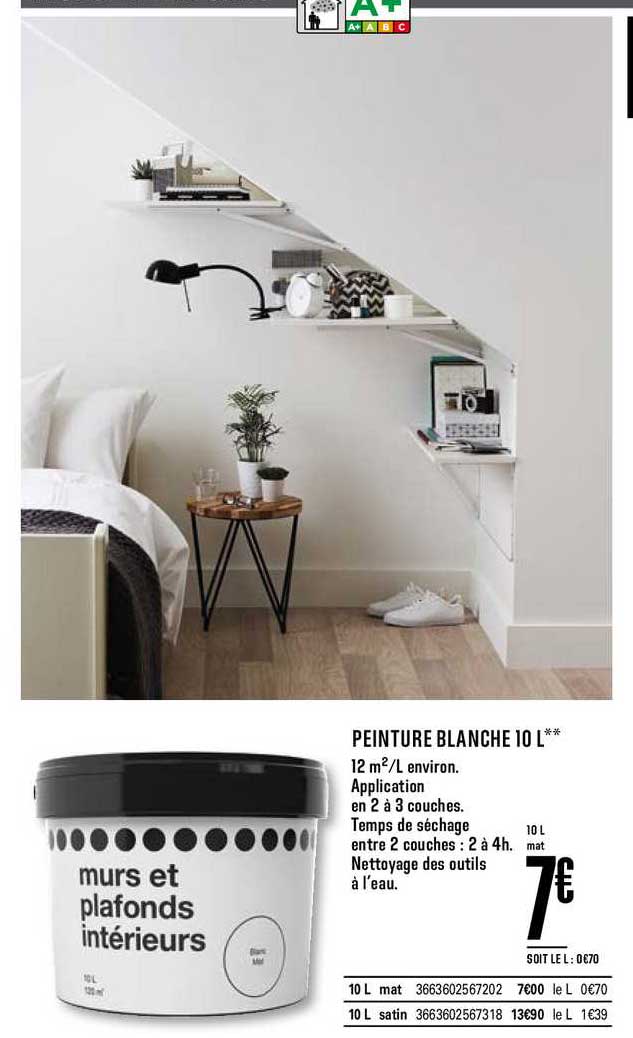 Peinture Blanche 10 L