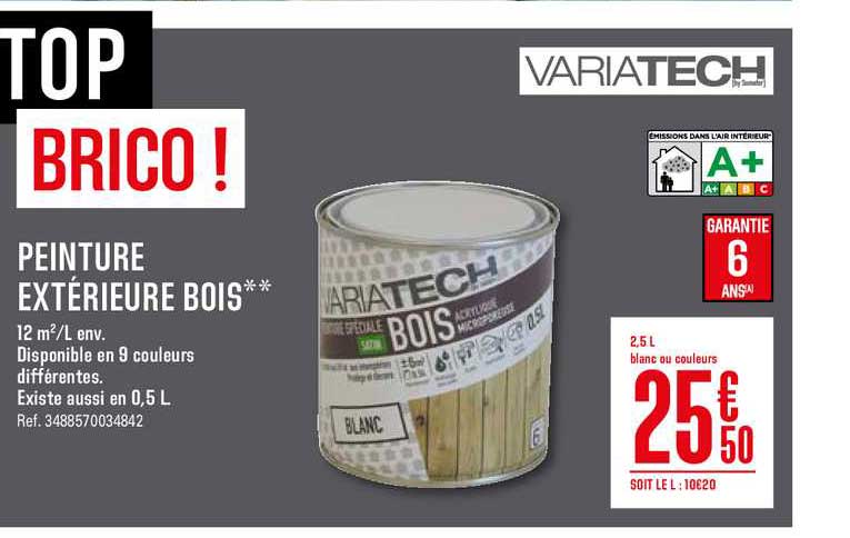 Peinture Extérieure Bois Variatech
