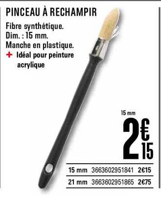 pinceau à rechampir