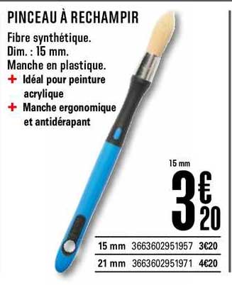 pinceau à rechampir