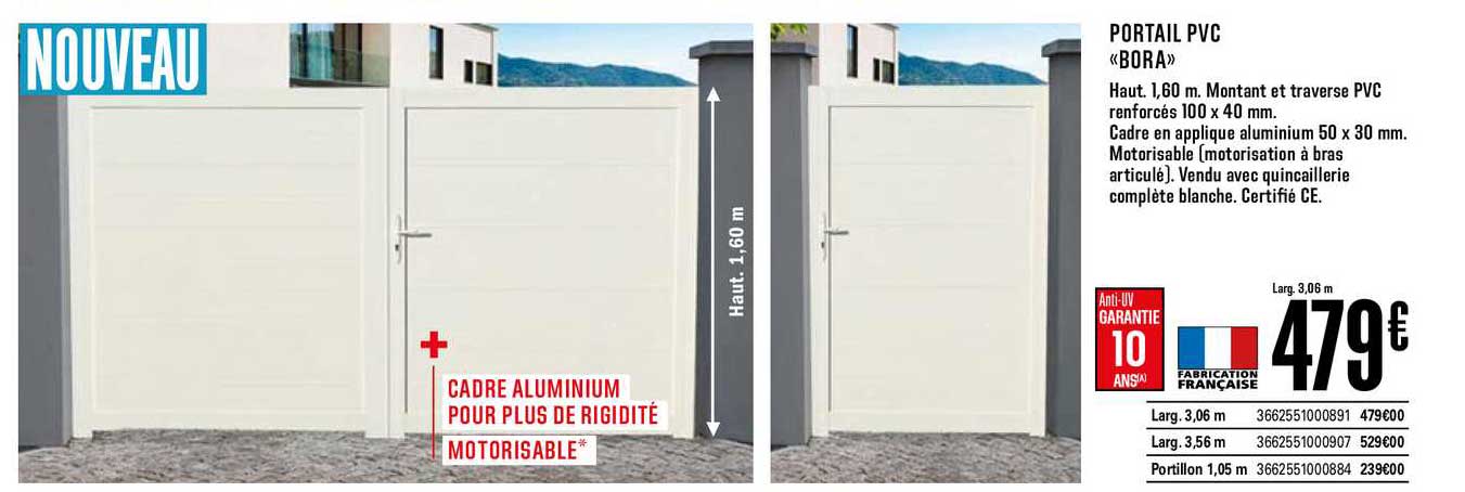 Portail Pvc Bora