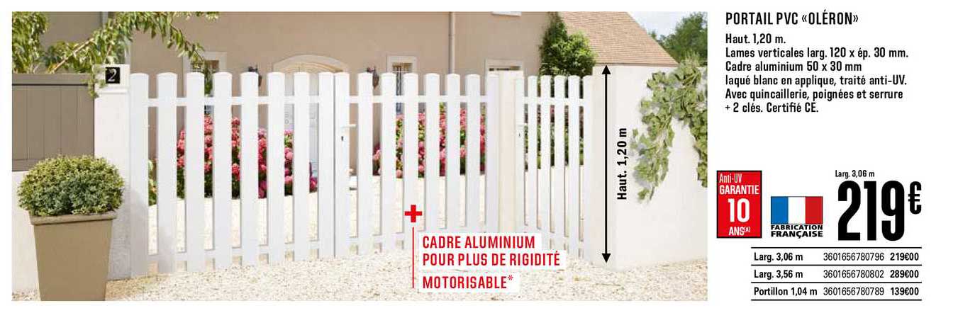 Portail Pvc Oléron