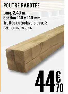 Poutre Rabotée