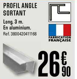 profil angle sortant