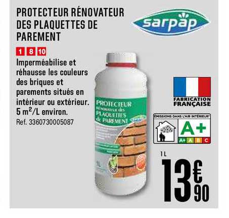 protecteur rénovateur des plaquettes de parement sarpap
