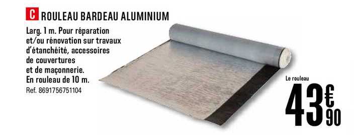 rouleau bardeau aluminium