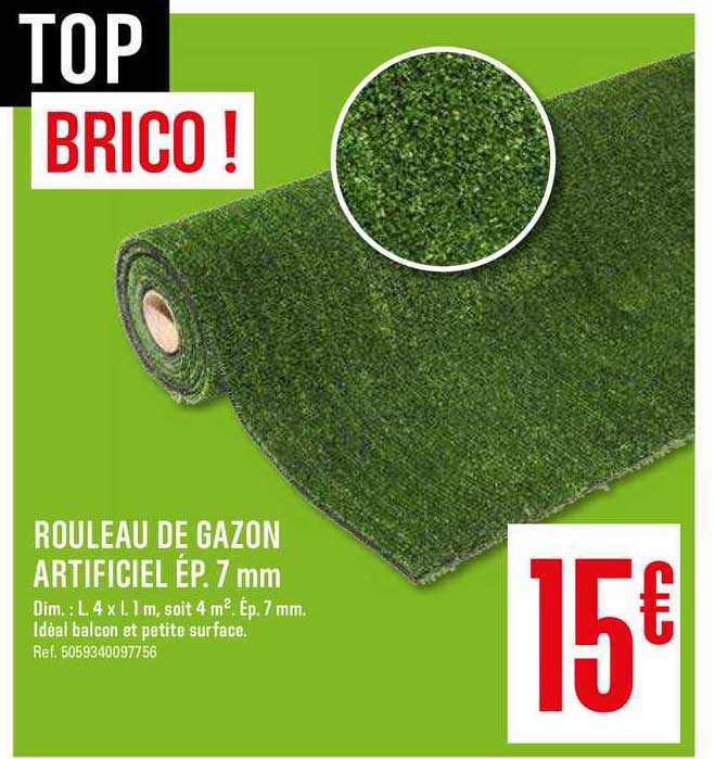 rouleau de gazon artificiel