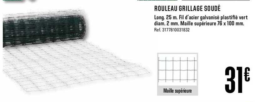Rouleau Grillage Soudé