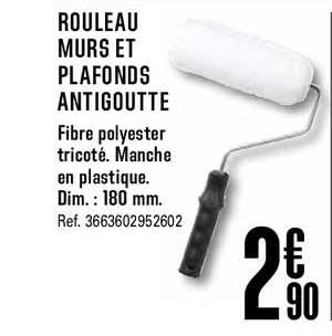 rouleau murs et plafonds antigoutte