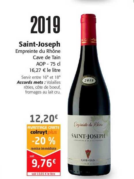 saint-joseph empreinte du rhône cave de tain