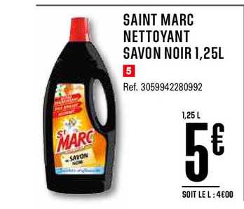 saint marc nettoyant savon noir