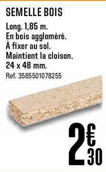 semelle bois