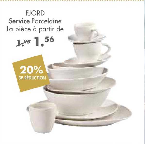 Service Porcelaine Fjord