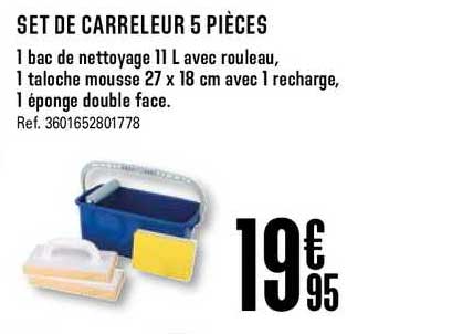 set de carreleur 5 pièces