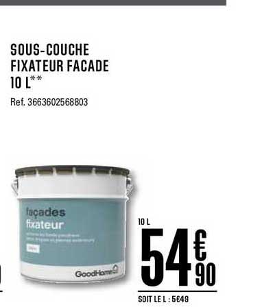 sous couche fixateur facade