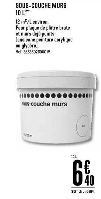 sous couche murs 10l