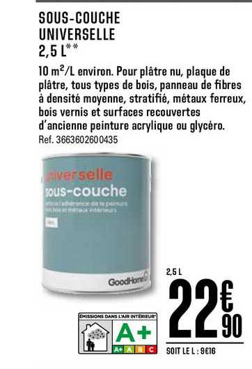 sous couche universelle 2.5 l