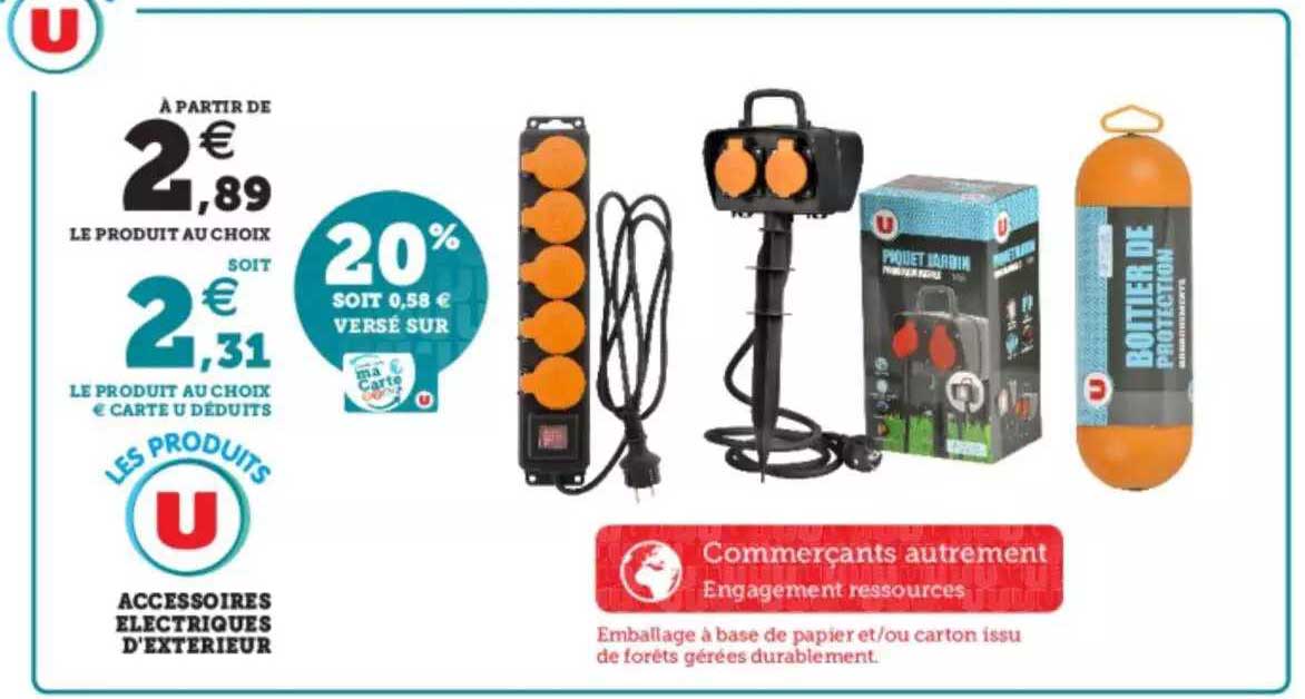 Accessoires électriques D'extérieur