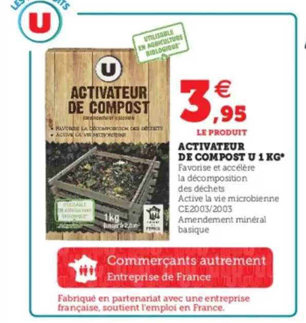 activateur de compost u 1 kg
