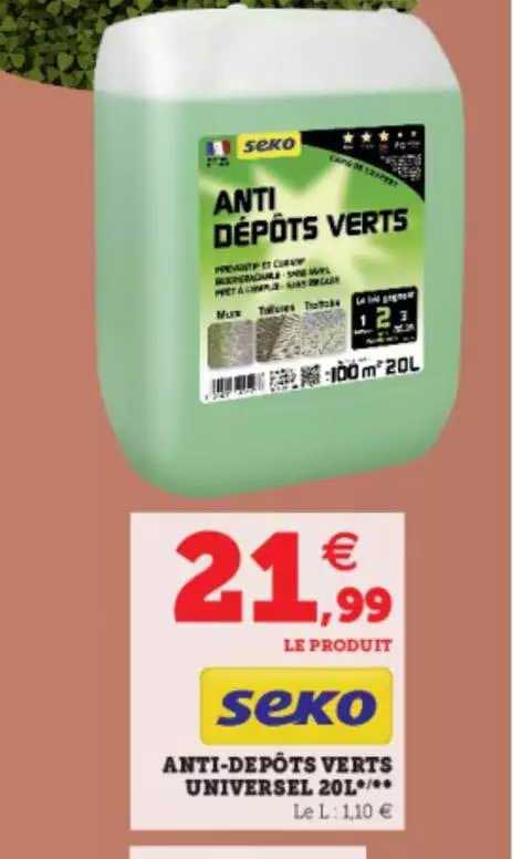 anti-dépôts verts