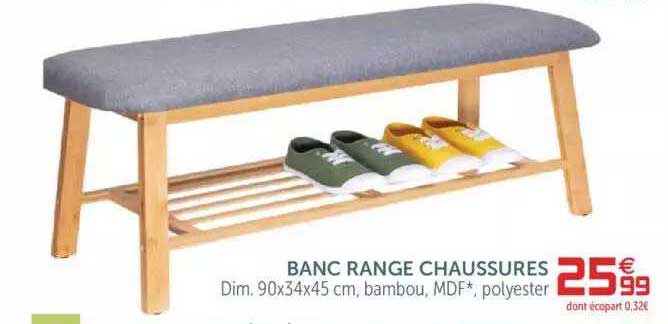Banc Range Chaussures
