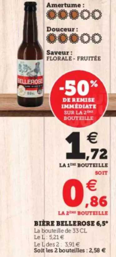 Bière Bellerose 6,5°