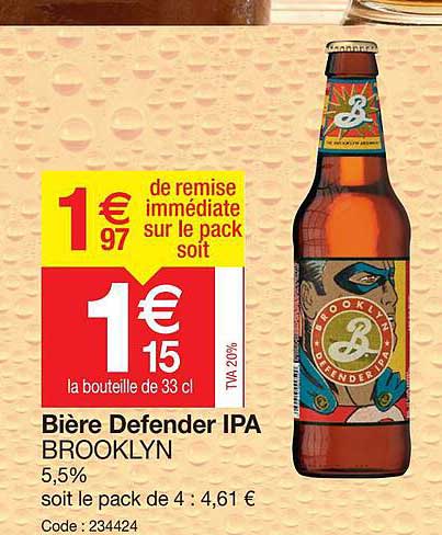 bière defender ipa brooklyn