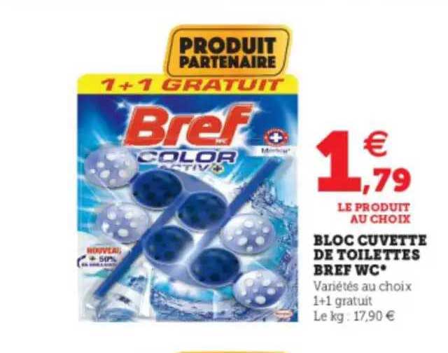 bloc cuvette de toilettes bref wc