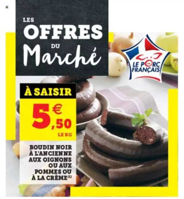 Boudin Noir à L'ancienne Aux Oignons Ou Aux Pommes Ou à La Crème
