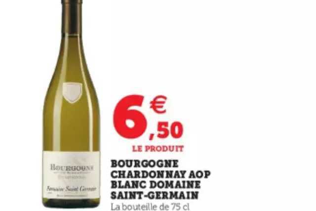 bourgogne chardonnay aop blanc domaine saint-germain