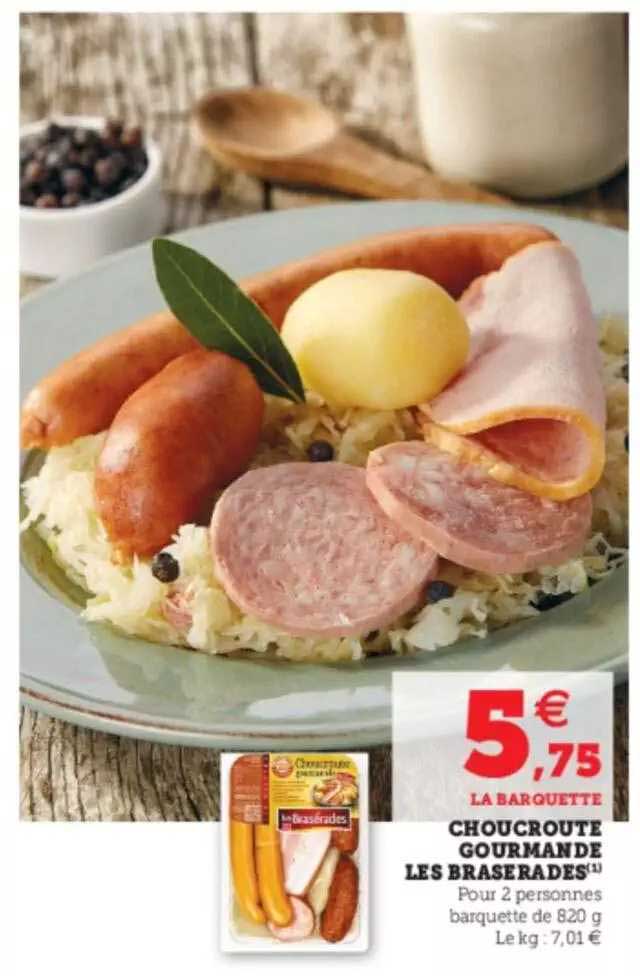 Choucroute Gourmande Les Braserades
