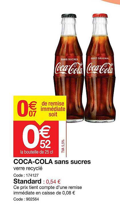 coca-cola sans sucres