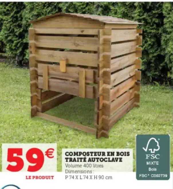 composteur en bois traité autoclave