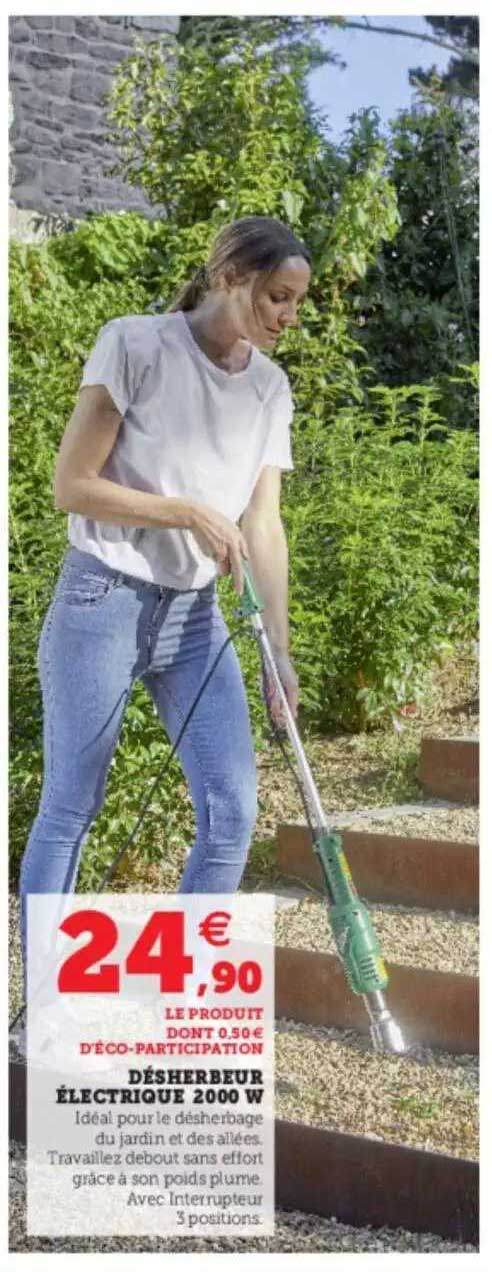 désherbeur électrique 2000w