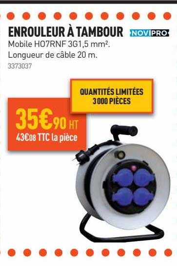 enrouleur à tambour novipro