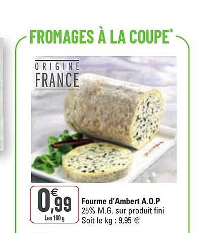 fourme d'ambert a.o.p.