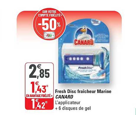 fresh disc fraîcheur marine canard