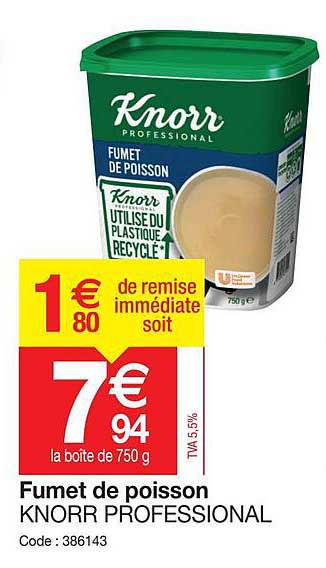 fumet de poisson knorr professional