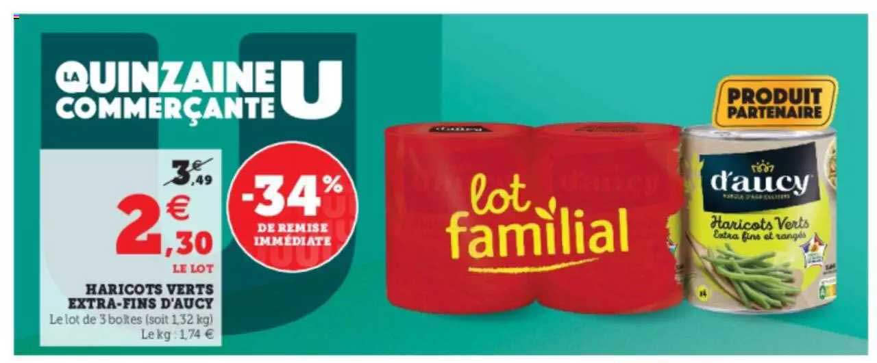 haricots verts extra-fins d'aucy