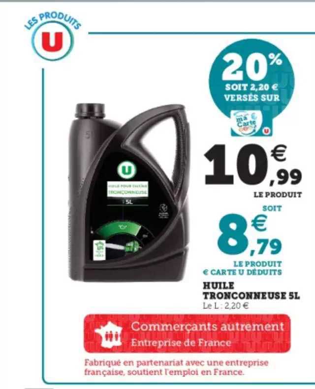 Huile Tronçonneuse 5 L