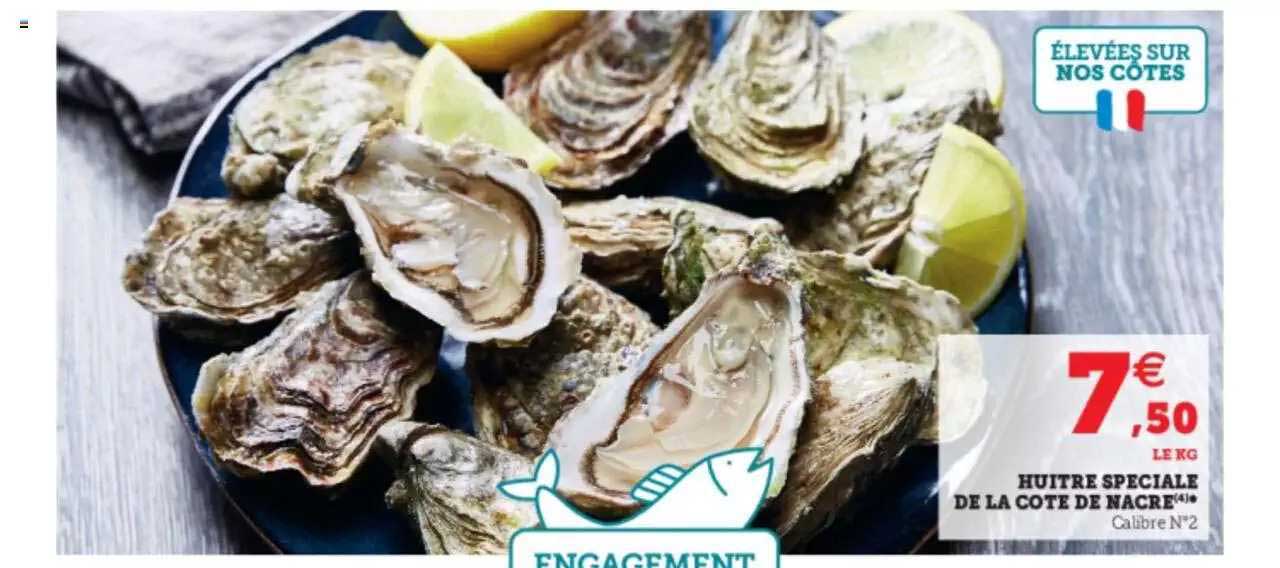 Huîtres Spéciale De La Côte De Nacre
