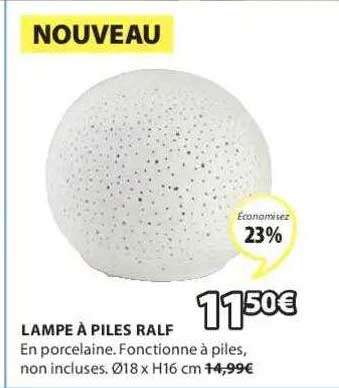 lampe à piles ralf