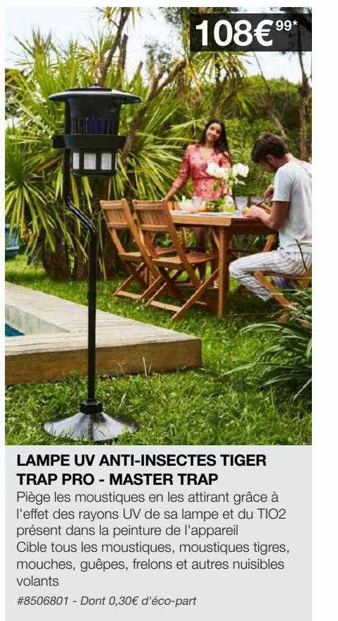 lampe uv anti-insectes ttiger trap pro - master trap
