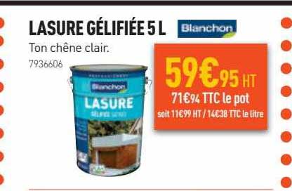 lasure gélifiée 5l blanchon