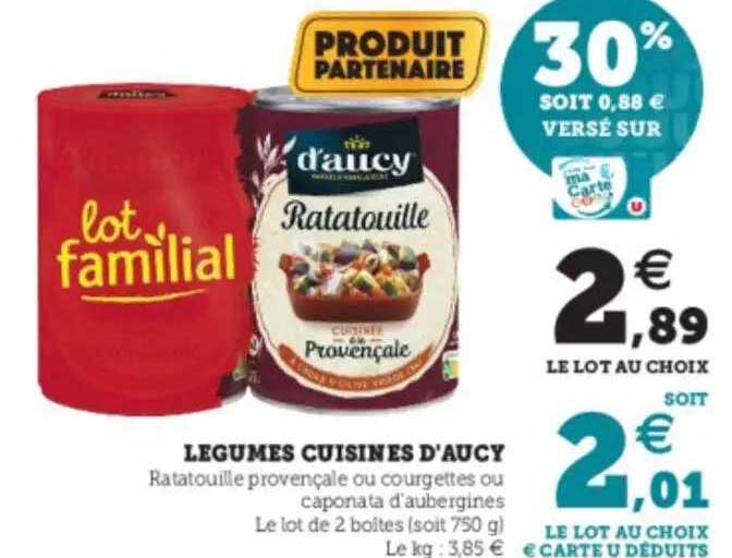 Légumes Cuisinés D'aucy