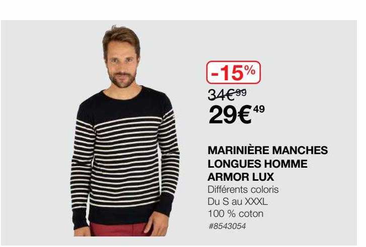 Marinière Manches Longues Home Armor Lux
